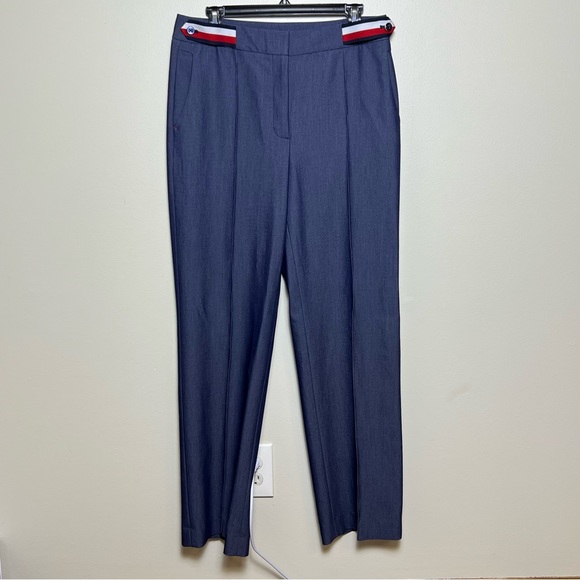 Tommy Hilfiger Dark Indigo Wide-Leg Pants - Size 8 - Picture 10 of 11